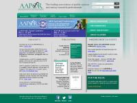 aapor.org Advocacy & Initiatives, Events Calendar, Career Center aapor.org Advocacy & Initiatives, Events Calendar, Career Center