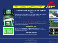 Golf Simulator Hire & Sale UK - AardAct Simulators Golf Simulator Hire & Sale UK - AardAct Simulators