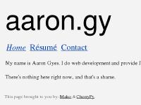 Aaron Gyes / Home Aaron Gyes / Home