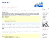 Aaron Akin Aaron Akin