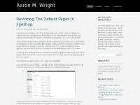Aaron M. Wright Aaron M. Wright
