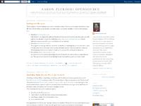 Aaron Zeckoski OpenSource