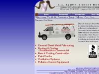 Welcome to the AA Samuels Sheet Metal Co., Inc. Welcome to the AA Samuels Sheet Metal Co., Inc.