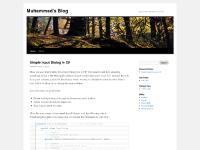 Muhammad's Blog | Just another WordPress.com site Muhammad's Blog | Just another WordPress.com site