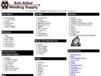 Ann Arbor Welding Supply Product Sheet