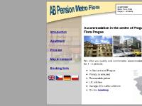 Prague AB Pension Metro Flora - apartment- best Prague accommodation - Accommodation in the centre of Prague. Apartment&nbsp;Metro Flora Prague