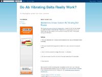 Do Ab Vibrating Belts Really Work?