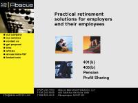 Abacus Retirement Solutions, LLC