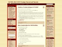 ESS|MSS Training, SAP HR Payroll Training, Web Dynpro Training, SAP ABAP Training ESS|MSS Training, SAP HR Payroll Training, Web Dynpro Training, SAP ABAP Training