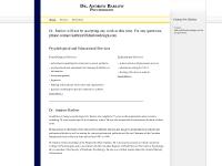 Dr. Andrew Barlow, Psychologist Dr. Andrew Barlow, Psychologist