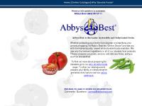 Abbys Best | storable foods, dehydrated foods, dry goods, dry foods, canned foods, canned goods, military, emergency and disaster company.