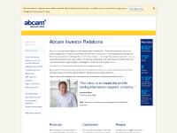 Abcam plc investor relations