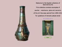 art nouveau pewter jugendstil zinn kayserzinn orivit juventa bingit alexandre bigot urania hueck Gerhardi