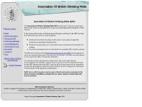 Association Of British Climbing Walls