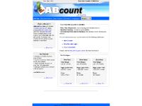 abcount.com Home, Contacts, invisible web tracker