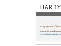 Harry Winston Diamond Corporation Harry Winston Diamond Corporation