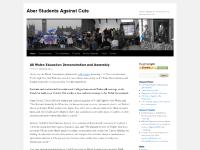 Aber Students Against Cuts | Students Fighting For The Protection of Education In the UK Aber Students Against Cuts | Students Fighting For The Protection of Education In the UK