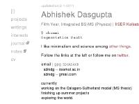 abhidg.net projects, writings, interests abhidg.net projects, writings, interests