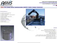 Accueil de ABMS consultants inc. Ingénierie mécanique, design, conception et dessin. Aussi, études par éléments finis.