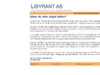 Libyrant AB finns i Stockholm och är specialiserad på kvalitet inom mjukvara. Libyrant AB finns i Stockholm och är specialiserad på kvalitet inom mjukvara.