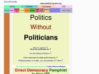 Politics Without Politicians Politics Without Politicians