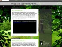 Things that happen around me... Things that happen around me...