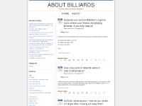 About Billiards About Billiards