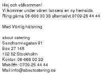 About Catering About Catering