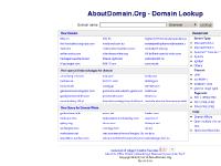 AboutDomain.Org(Domain Lookup,Backlinks,Indexed-Pages...) AboutDomain.Org(Domain Lookup,Backlinks,Indexed-Pages...)
