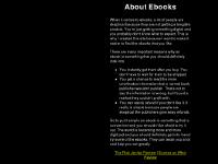 aboutebooks - About Ebooks: The Top Ebooks on the Market