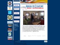 absolutecomfort-hvac.com HVAC air conditioning heating furnace AC duct heater thermostat cooler home comfort