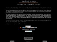 Absolutely Vintage-Vintage Jewelry, Collectible Jewelry and Designer Jewelry Absolutely Vintage-Vintage Jewelry, Collectible Jewelry and Designer Jewelry
