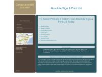 Visit Absolute Sign & Print Ltd to Buy Printers in Cardiff