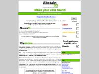 Abstain05 :: How and why you should abstain this election Abstain05 :: How and why you should abstain this election