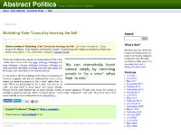 Abstract Politics Abstract Politics