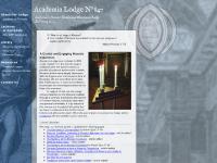 Academia Lodge № 847 - Free & Accepted Masons of California - A Traditional Observance Lodge Academia Lodge № 847 - Free & Accepted Masons of California - A Traditional Observance Lodge