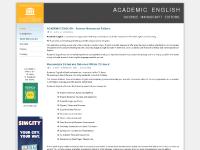 ACADEMIC ENGLISH -- Science Manuscript Editors and Editing - We Proofread Scientific Documents ACADEMIC ENGLISH -- Science Manuscript Editors and Editing - We Proofread Scientific Documents