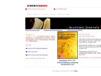 Home :::Academic Journals Home :::Academic Journals