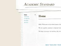 Academic Standard Academic Standard