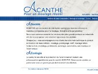 ACANTHE : pour un moulage réussi ACANTHE : pour un moulage réussi