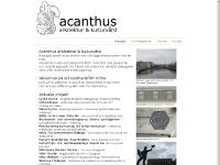 Startsida | ACANTHUS Startsida | ACANTHUS