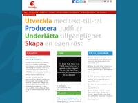 Om Acapela, Kontakta oss, Acapelas lösningar, Tusentals kunder  Om Acapela, Kontakta oss, Acapelas lösningar, Tusentals kunder