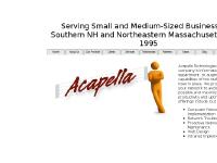 Welcome to Acapella Technologies