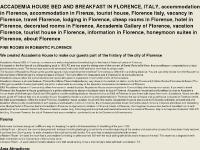 Vacancy in florence Accademia bed and breakfast florence Romantic b&b Florence ACCADEMIA HOUSE Vacancy in florence Accademia bed and breakfast florence Romantic b&b Florence ACCADEMIA HOUSE