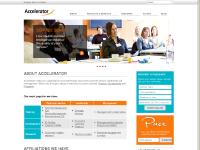 acceleratortraining.co.uk Customer insights, Releasing potential, Vision and values