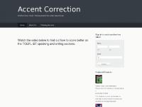 Accent Correction - Home