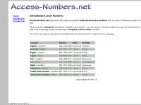 Access Numbers - Cheap international calls with UK access numbers Access Numbers - Cheap international calls with UK access numbers
