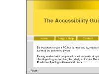 The Accessibility Guide. Helping people with disabilities use IT The Accessibility Guide. Helping people with disabilities use IT