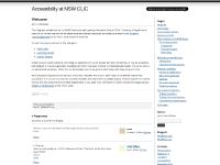 Accessibility at NSW CLIC Accessibility at NSW CLIC