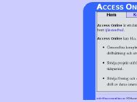 accessonline.se Tjänster, tjänsteutbud accessonline.se Tjänster, tjänsteutbud